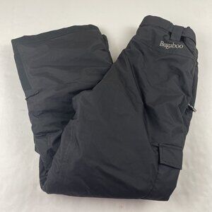 Columbia Bugaboo II Insulated Ski Snowboard Pants Youth L 14/16 Omni-Heat Black